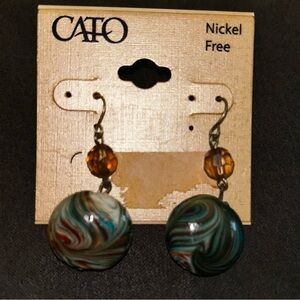 Cato Multicolor Swirl Earrings